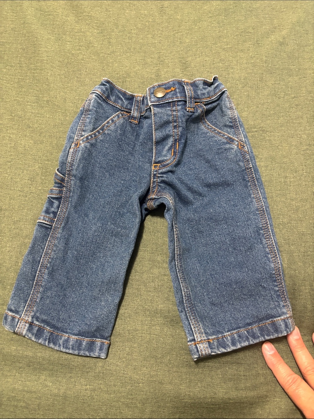 Carhartt Kids Dark Blue Carpenter Jeans